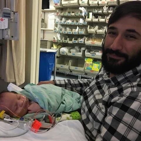 Dariush and Nima in the NICU
