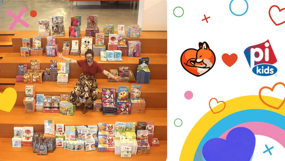 Books for babies! PI Kids & Foxbox!